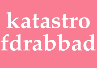 Synonym katastrofdrabbad