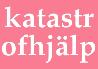 Synonym katastrofhjälp