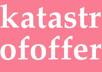 Synonym katastrofoffer