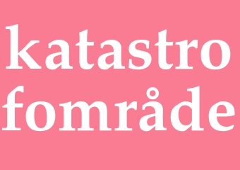 Synonym katastrofområde