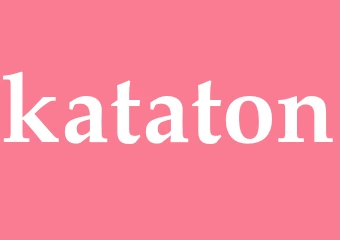 Synonym kataton