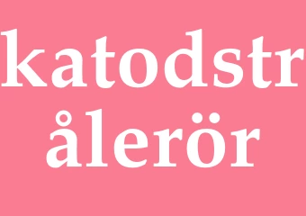 Synonym katodstrålerör