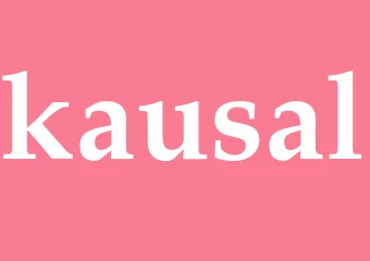 Synonym kausal