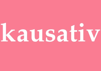 Synonym kausativ