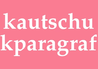 Synonym kautschukparagraf