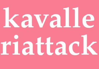 Synonym kavalleriattack