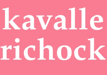 Synonym kavallerichock