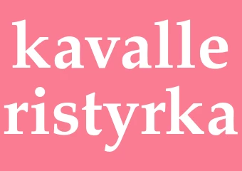 Synonym kavalleristyrka