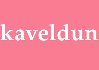 Synonym kaveldun