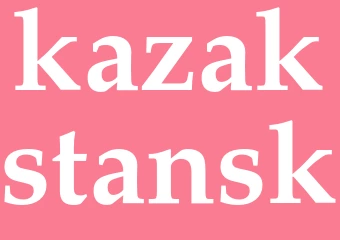 Synonym kazakstansk