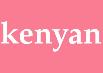 Synonym kenyan