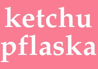 Synonym ketchupflaska