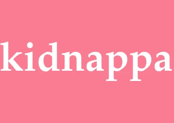 Synonym kidnappa