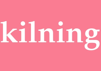 Synonym kilning