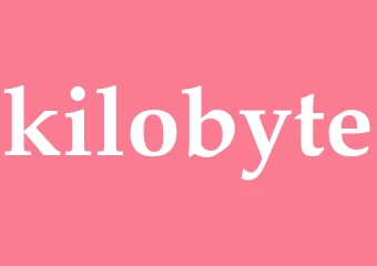 Synonym kilobyte