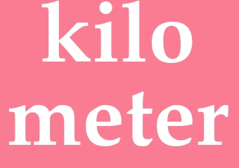Synonym kilometer