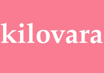 Synonym kilovara