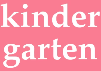 Synonym kindergarten