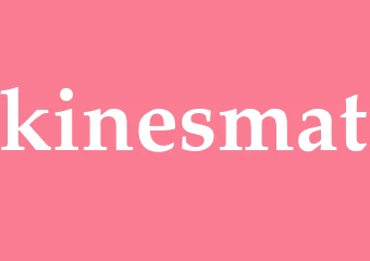 Synonym kinesmat