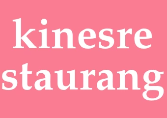 Synonym kinesrestaurang