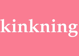 Synonym kinkning