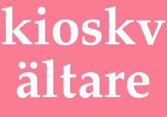 Synonym kioskvältare