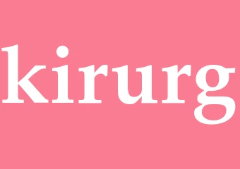 Synonym kirurg