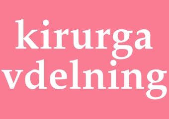 Synonym kirurgavdelning