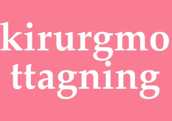 Synonym kirurgmottagning