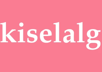 Synonym kiselalg
