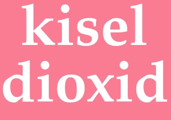 Synonym kiseldioxid