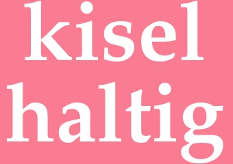 Synonym kiselhaltig