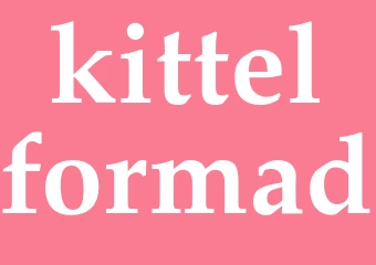 Synonym kittelformad