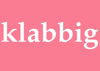Synonym klabbig