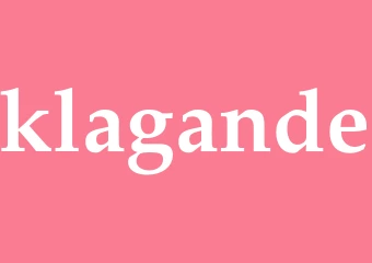 Synonym klagande