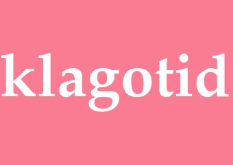 Synonym klagotid