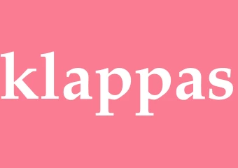 Synonym klappas