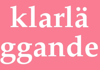 Synonym klarläggande