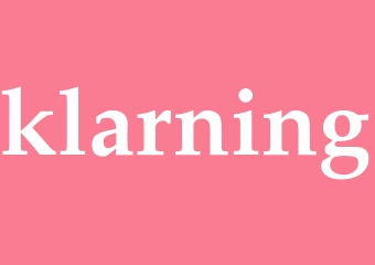 Synonym klarning