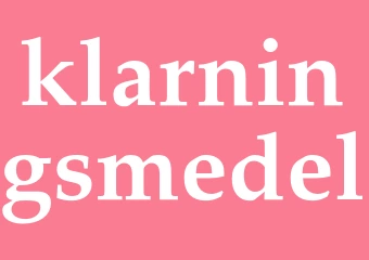 Synonym klarningsmedel
