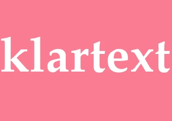 Synonym klartext