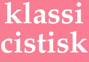 Synonym klassicistisk