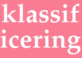 Synonym klassificering
