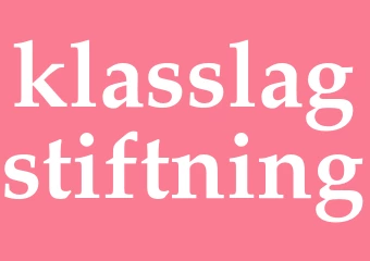 Synonym klasslagstiftning
