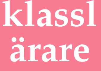 Synonym klasslärare