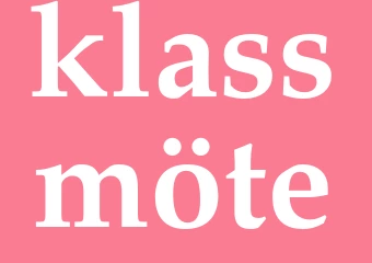 Synonym klassmöte