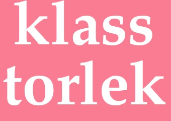 Synonym klasstorlek