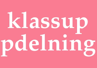 Synonym klassuppdelning