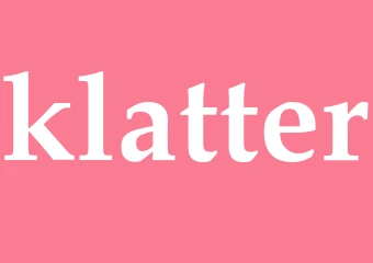 Synonym klatter