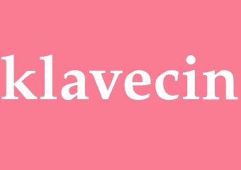 Synonym klavecin